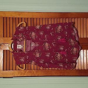 Flowery Sleeveless Top